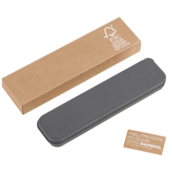 Ensemble de couverts en fibre de bambou