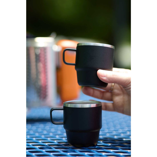 Doppio Stackable Recycled Mug Set 6oz