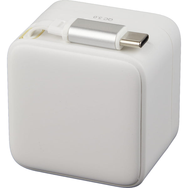 ETL Listed 20W Wall Charger with Retractable Cable