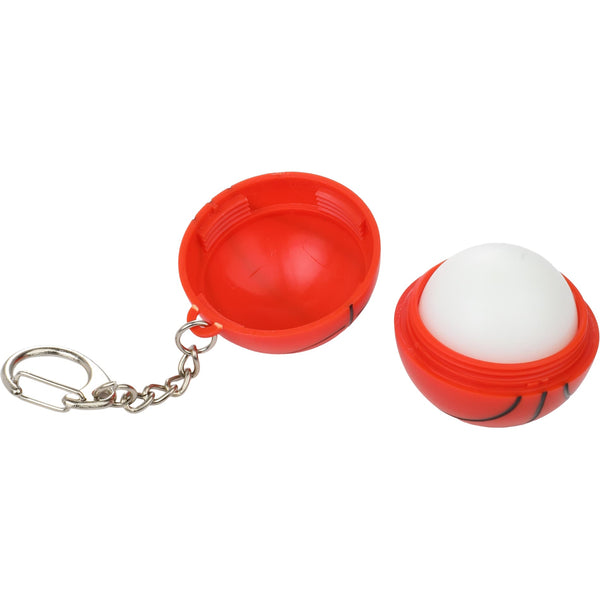 Basketball SPF15 Lip Balm with Keychain