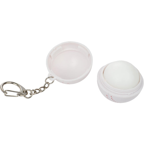 Baseball SPF15 Lip Balm Keychain