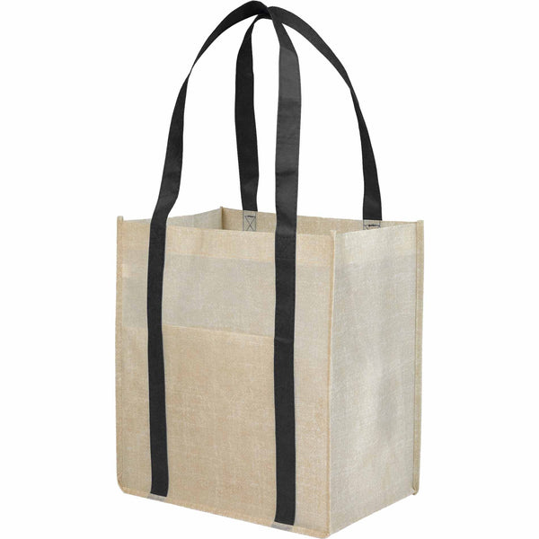 Pluto Recycled Non-Woven Small Grocery Tote