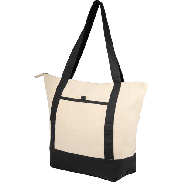 Isle 8oz Organic Cotton Zippered Tote