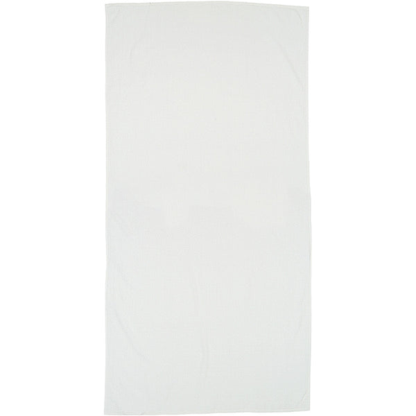 Basic Weight White Beach Towel