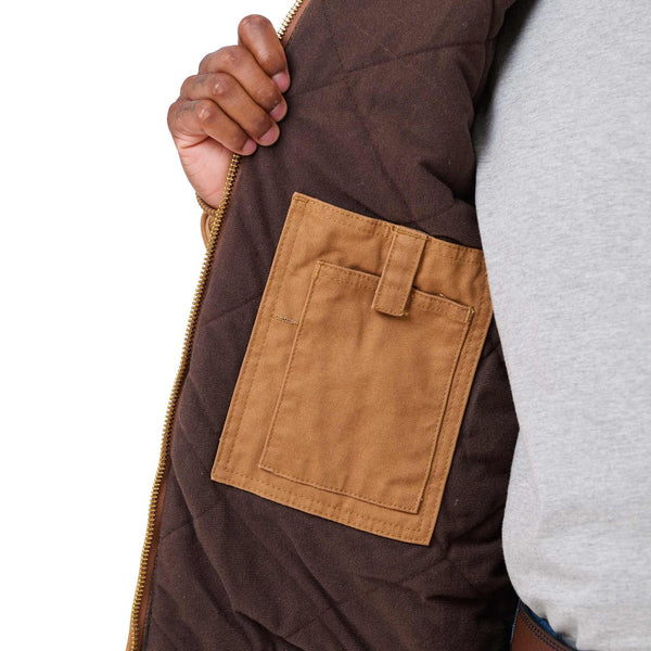 Berne Heartland Washed Duck Hooded Work Jacket